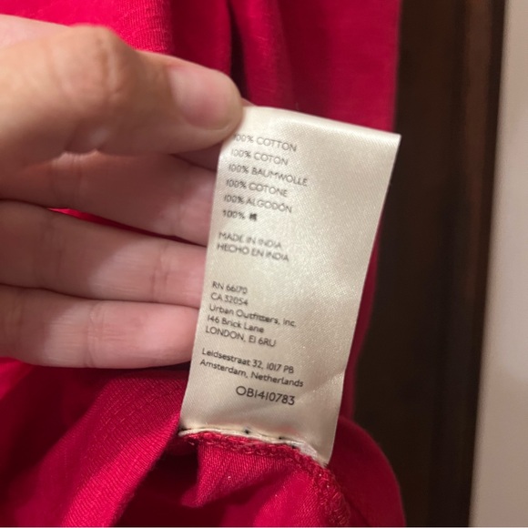 by Anthropologie Ruffle V Neck Long Sleeve Tee Blouse Small - Picture 11 of 11